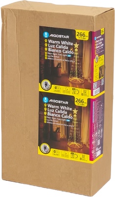 Arbol Navidad Cono Led Decorativo 1.8m Luz Calida Arbol Navidad Cono Led Decorativo 1.8m Luz Calida